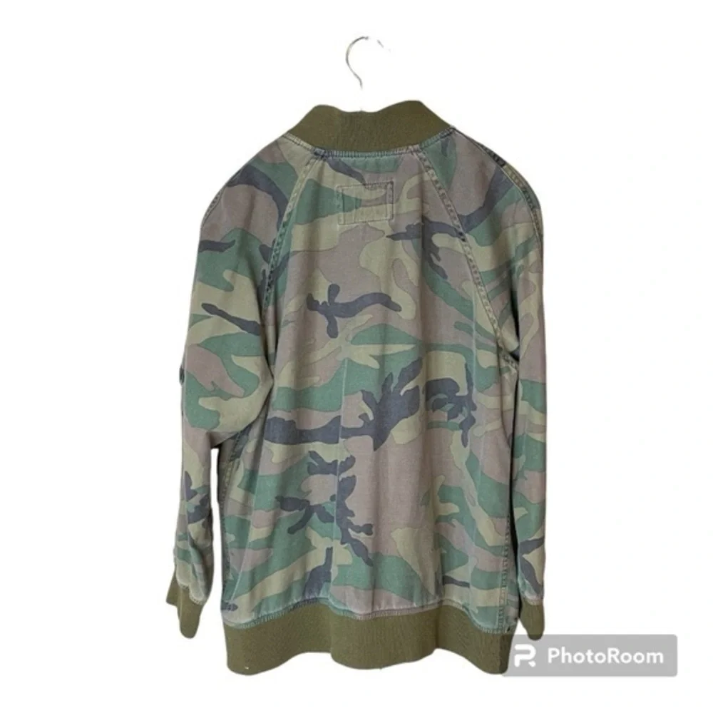 NLST S/S14 Camouflage Print Bomber Jacket Size Medium‎ Y2K